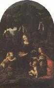 LEONARDO da Vinci Virgin of th Rock (mk08) oil painting picture wholesale